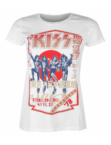 Camiseta de mujer Kiss - Destroyer Tour 78- BLANCO - ROCK OFF - KISSTS13LW