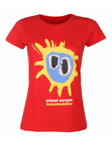Camiseta de mujer Primal Scream - Screamadelica ROJO - ROCK OFF - PSCTS01LR