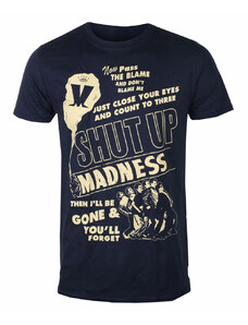 Camiseta para hombre Madness - Shut Up NAVY - ROCK OFF - MDNTS08MN