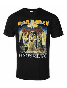 Camiseta para hombre Iron Maiden - Powerslave World Slavery To ur BL - ROCK OFF - IMTEE129MB