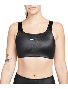 Sujetador Nike Dri-FIT Swoosh Women s Medium-Support 1-Piece Pad Shine Sports Bra dd1438-010 Talla XS