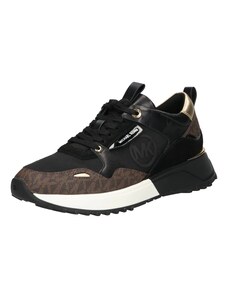 MICHAEL Michael Kors Zapatillas deportivas bajas 'THEO' marrón oscuro / oro / negro