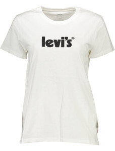 Camiseta Manga Corta Levi's Blanca Mujer