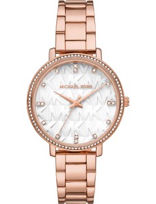 Michael Kors Reloj analógico oro rosa / blanco perla