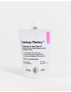 Exfoliante facial antiacné con carbón y aceite de árbol de té de 125 ml de Carbon Theory-Sin color