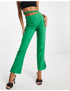 Pantalones verdes con detalle de cinturilla de 4th & Reckless (parte de un conjunto)