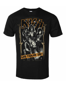 NNM Camiseta para hombre Kiss - Tour EEUU 76 - Negro 76 - DRM12629500