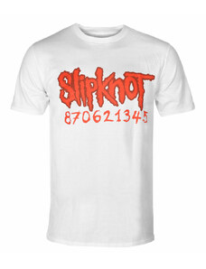 NNM Camiseta para hombre Slipknot - 20º Aniversario Tarjeta - Blanco - DRM13121500