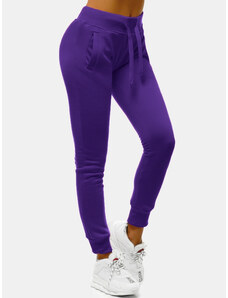 Pantalón de chándal para mujer violeta OZONEE JS/CK01/30