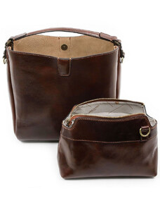 Glara Leather shoulder bag 2in1 Premium