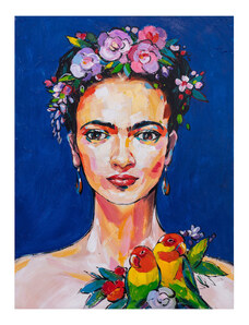 Signes Grimalt Cuadros, pinturas Cuadro Mujer Con Flores