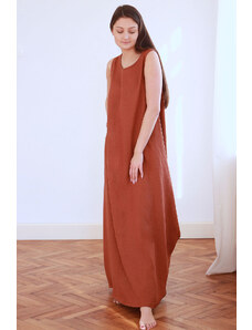Summer 100% linen dress Lotika