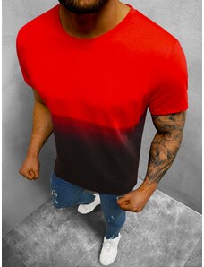 Camiseta de hombre rojo OZONEE JS/8T93/18