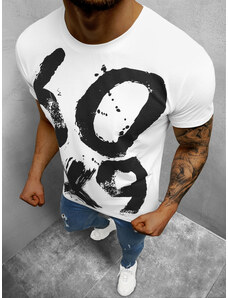 Camiseta de hombre blanco OZONEE O/1297