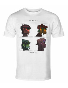 Camiseta para hombre Gorillaz - Demon Days - BLANCO - ROCK OFF - GORTS03MW