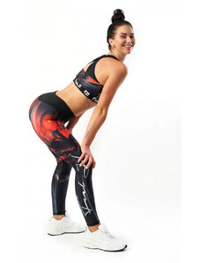 Glara Sports leggings with stylish print