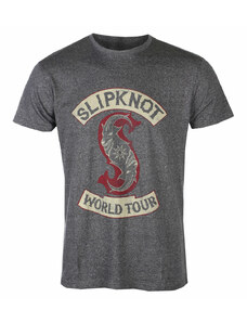 Camiseta metalica de los hombres Slipknot - Remendado Clásico - ROCK OFF - SKVINTS01MB