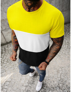 Camiseta de hombre amarillo OZONEE JS/8T90/1