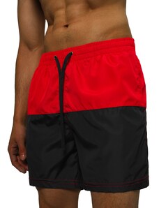 Bañador de hombre negro-rojo OZONEE JS/HM067