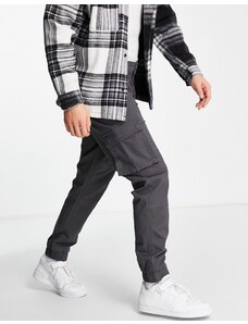 Pantalones cargo grises de corte slim con bajos ajustados de Only & Sons