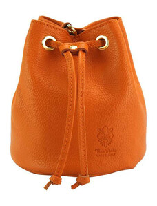 Glara Leather handbag with chain strap