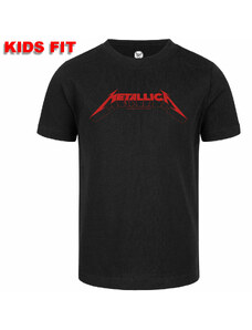 Camiseta Metallica para niños - Logo - negro - rojo - Metal-Kids - 648.25.8.3
