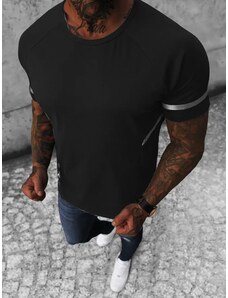 Camiseta de hombre negra OZONEE JS/S150/3Z