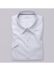 Willsoor Camisa para mujer en color azul claro con un patrón suave 13950