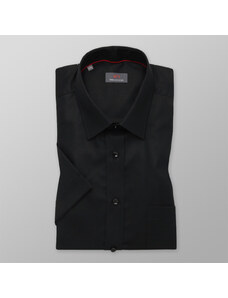 Willsoor Camisa de hombre WR clásico en negro color (altura 176-182) 4855