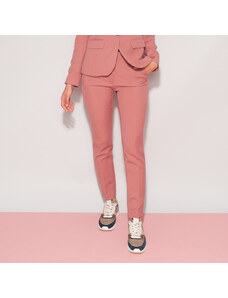 Willsoor Pantalones de noche color rosa para mujeres 13062