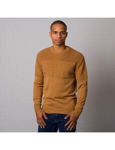 Willsoor Moderno suéter marrón de hombre 13085