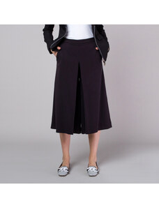 Willsoor Pantalones negros de cintura alta y corte holgado para mujer 13608