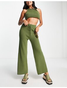 Pantalones caquis de punto Annabella de 4th & Reckless (parte de un conjunto)-Verde