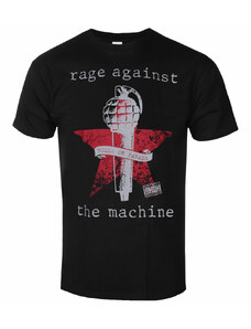 Camiseta para hombre RAGE AGAINST THE MACHINE - BULLS ON PARADE MIC - PLASTIC HEAD - PHD12751