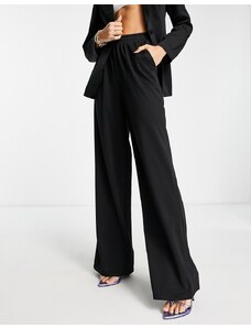Pantalones negros de corte sartorial básicos de punto de Extro & Vert (parte de un conjunto)