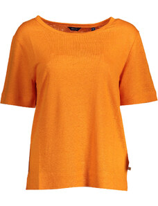 Camiseta De Manga Corta De Mujer Gant Naranja