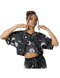 Camiseta para mujer (top) KILLSTAR - Moonlight cuello en V - Negro - KSRA005997
