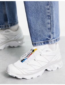 Zapatillas de deporte blancas y color roca lunar unisex XT-6 de Salomon-Blanco