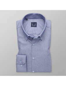 Willsoor Camisa Slim Fit Color Azul Claro Con Estampado Liso Para Hombre 14596
