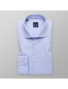 Willsoor Camisa Slim Fit Color Azul Con Estampado Pepito Para Hombre 14594