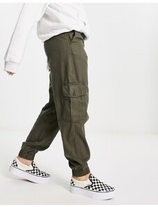 Pantalones cargo caquis con bajos ajustados de JJXX-Verde