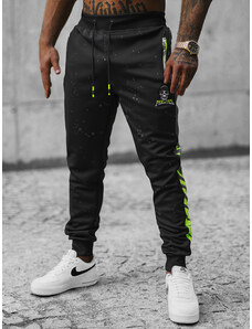 Pantalón de chándal de hombre negras OZONEE JS/K10232Z