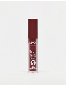 Brillo de labios This Is Milky de NYX Professional Makeup: Tono Malt Shake-Rosa