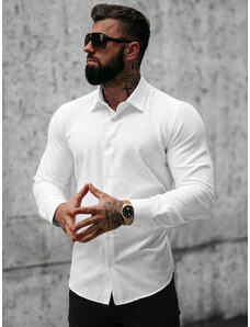 Camisa de hombre blanca OZONEE MECH/2122Z
