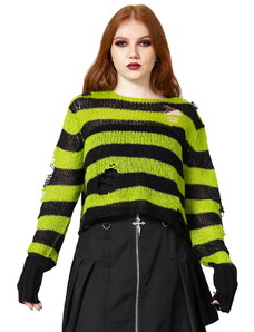 Suéter para mujer KILLSTAR - Slugs N' Snails Knit - Verde - KSRA007409