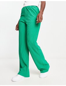 Pantalones verdes de pernera recta de Urban Revivo