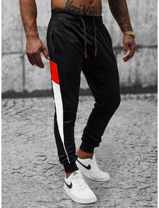 Pantalón de chándal de hombre negras OZONEE JS/8K176