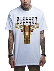 Camiseta para hombre MAFIOSO - BLESSED - WH - MAF077