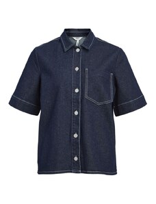Object Blusa Shirt Gemme - Dark Blue Denim