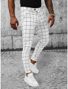 Pantalón chino de hombre blancos OZONEE O/P4009